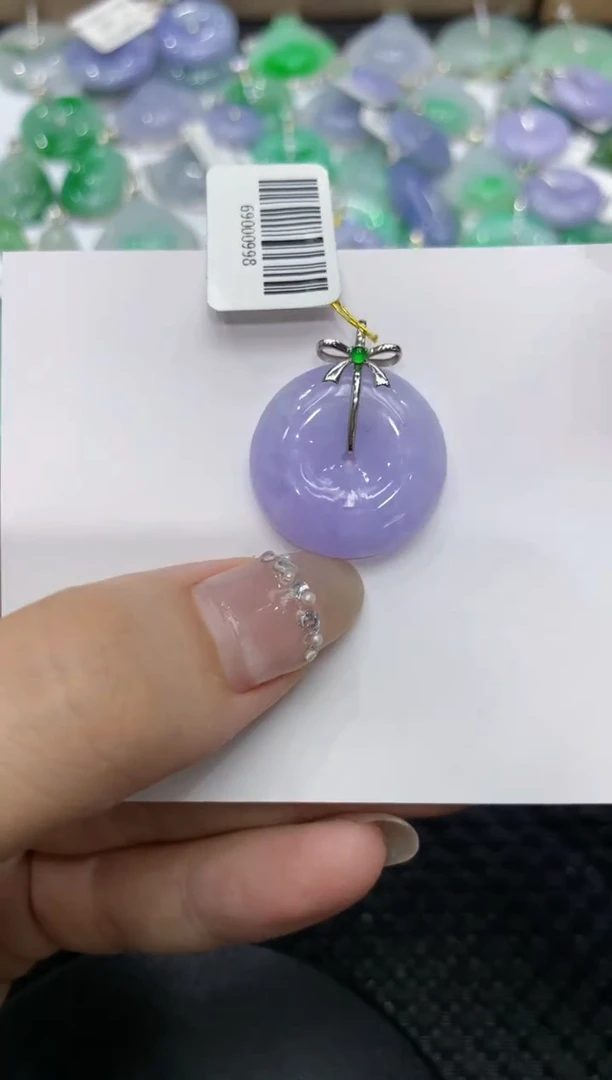 【闪购商品】翡翠颈饰18K金镶嵌222222222