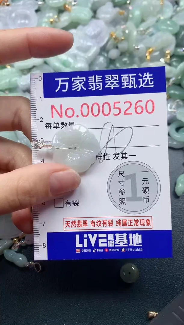 吊坠(不含链)未镶嵌翡翠5260