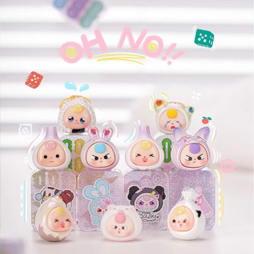 【欧新品】娃三岁流沙麻将萌粒盲盒手办可爱