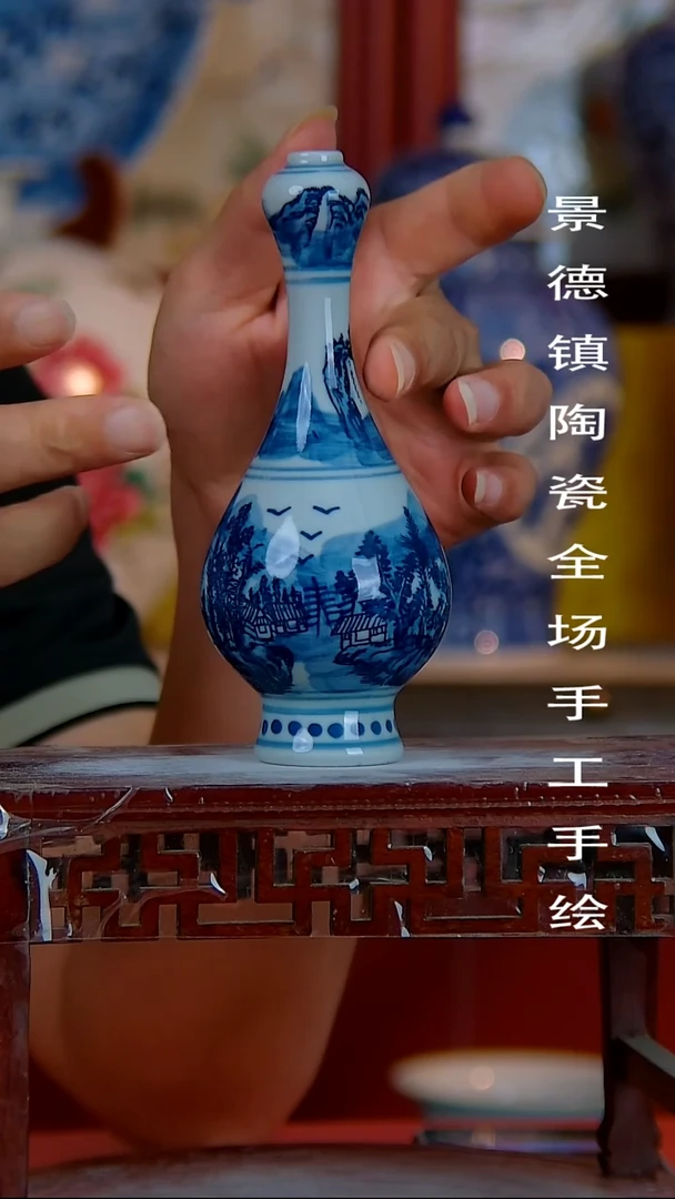 摆件景德镇陶瓷 全场手工手绘