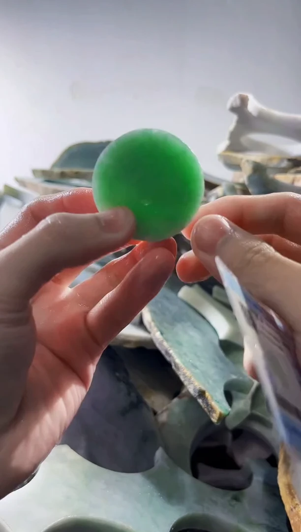 裸石翡翠缅甸翡翠A货文6491