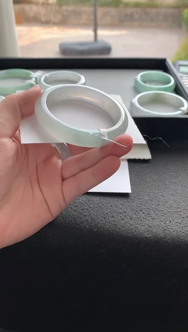 未镶嵌手镯翡翠57正圈Y4273买断