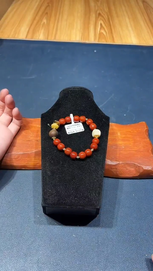 琉璃非金属1216红色单圈A43