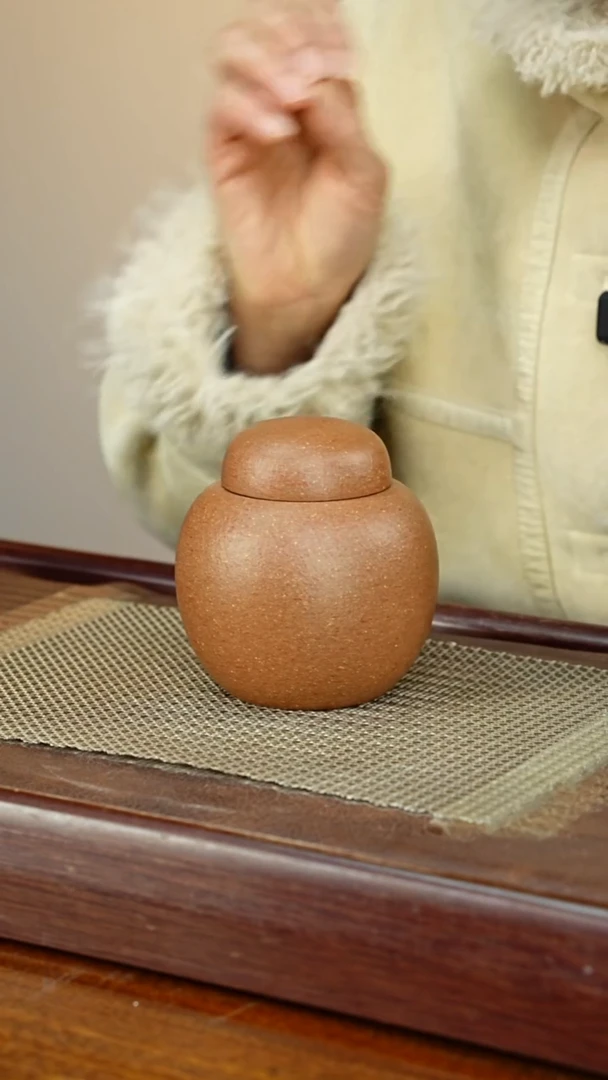 宜兴原矿紫砂茶叶罐