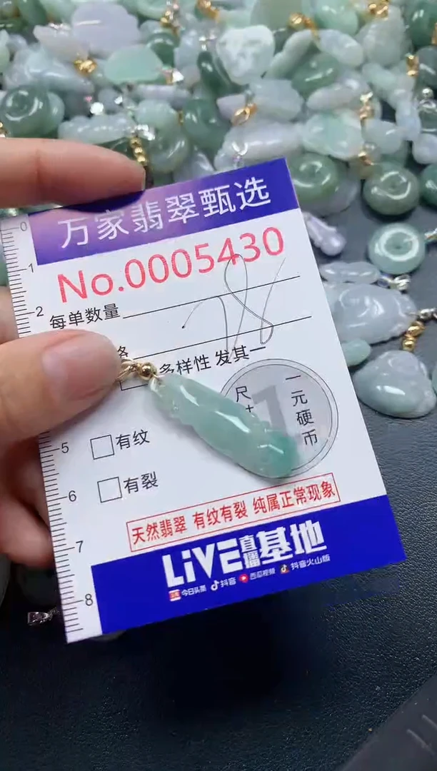 吊坠(不含链)未镶嵌翡翠5430