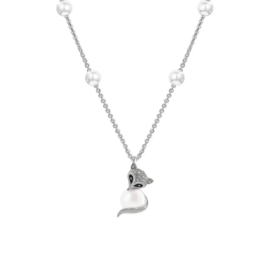 Bawarren 坠链均925银 A-1510-【狐狸】精致项链小众欧美