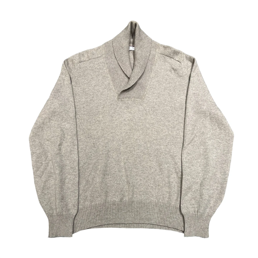 99新 Brunello Cucinelli/布鲁内洛·库奇内利 山羊绒青果领针织衫