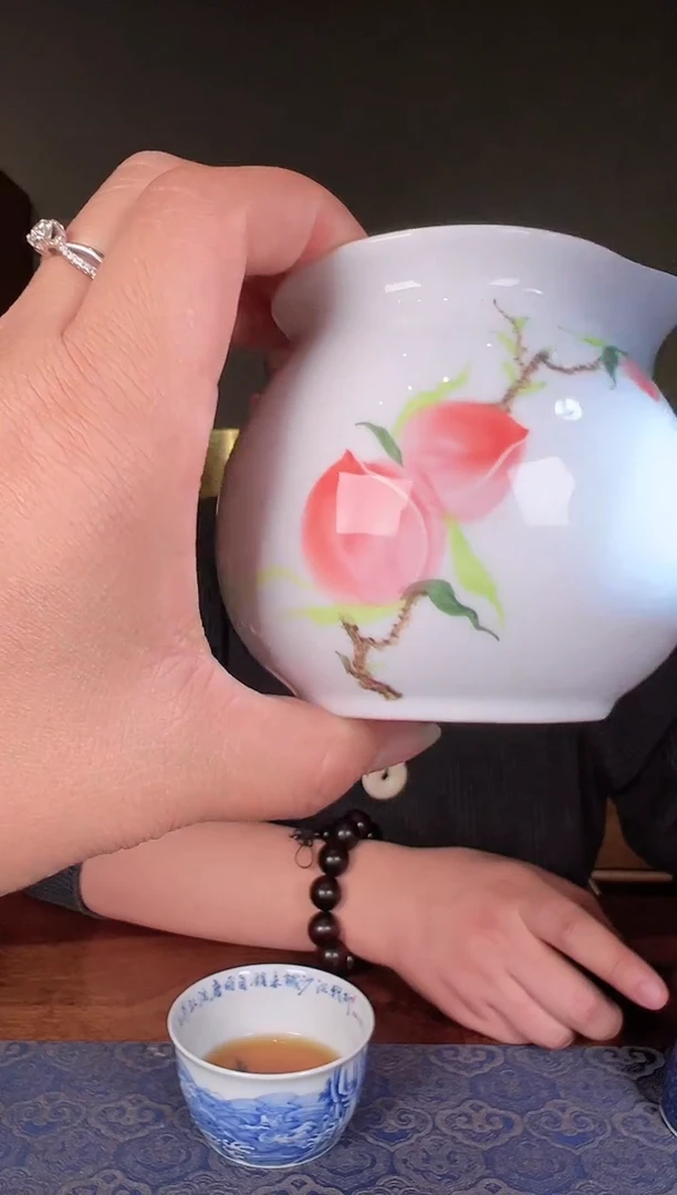 【闪购商品】th白大肚公杯-寿桃啊啊啊