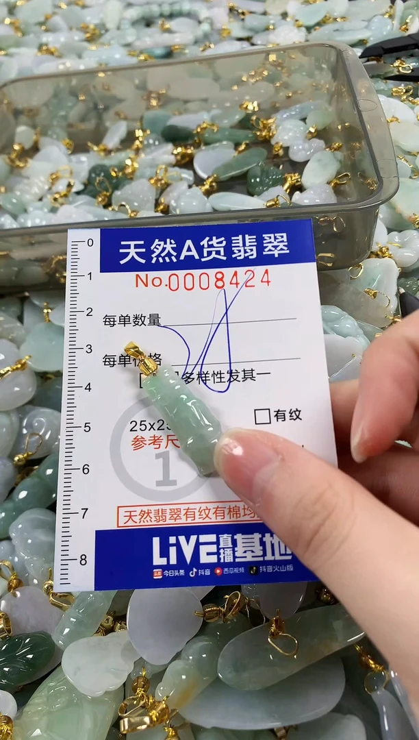 颈饰未镶嵌翡翠天然a货翡翠