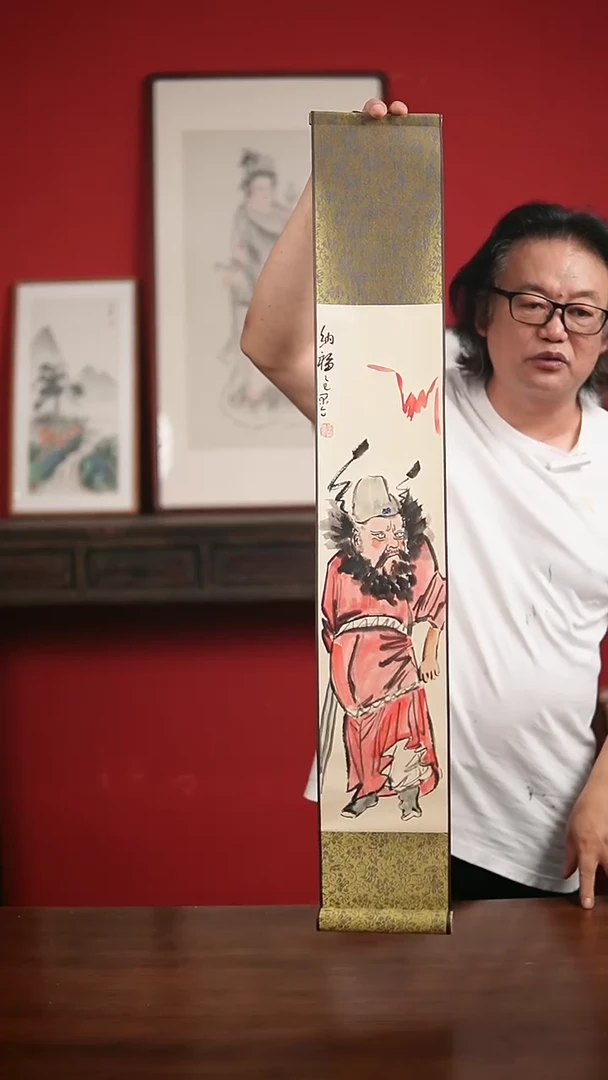 国画手写手绘-15*90卷轴