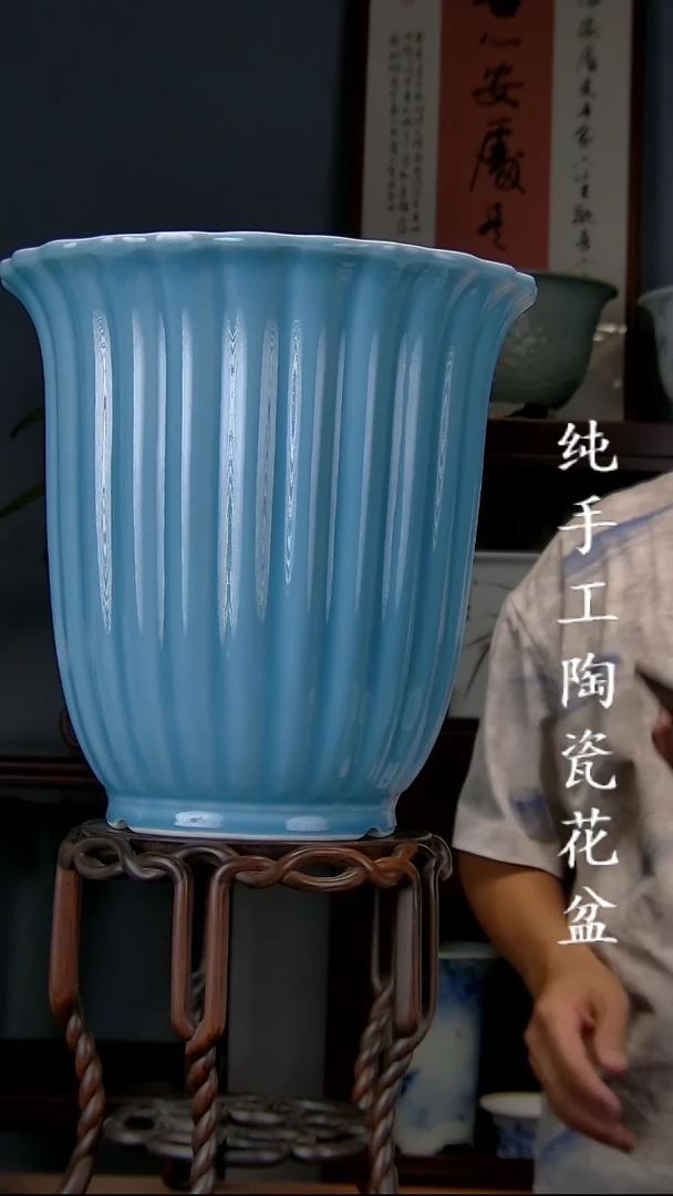 东**香景德镇手工陶瓷花盆