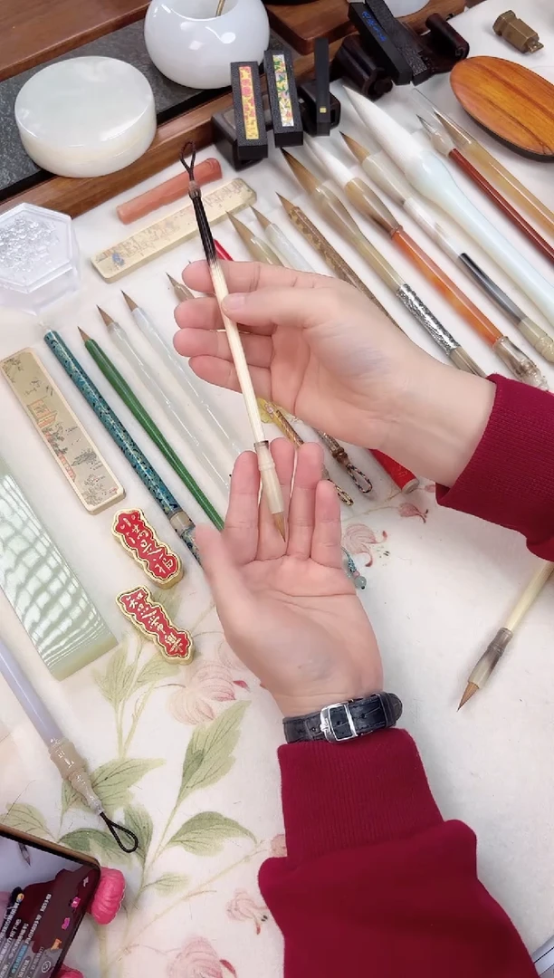 合三舍直播间月白狼毫