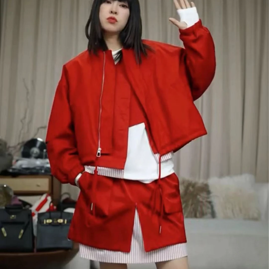 infobyfive福利新款时尚休闲百搭短款棒球服夹克2DH0406