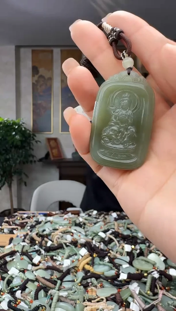 颈饰未镶嵌和田玉拍一发一多样性发货