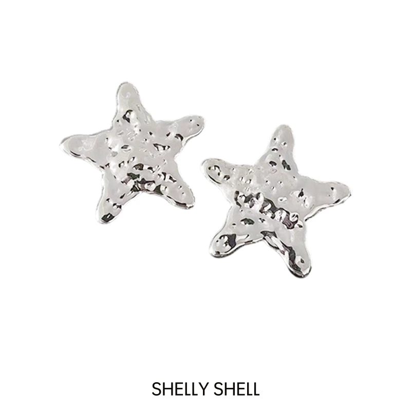 Shelly Shell 五角星蝴蝶发夹 小众气质时尚简约2