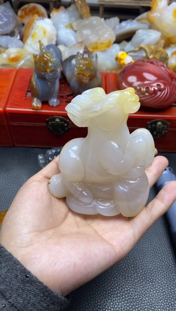 未镶嵌手把玛瑙/玉髓@**～00