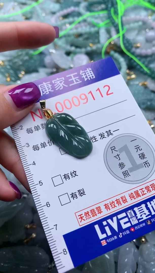 颈饰未镶嵌翡翠9112