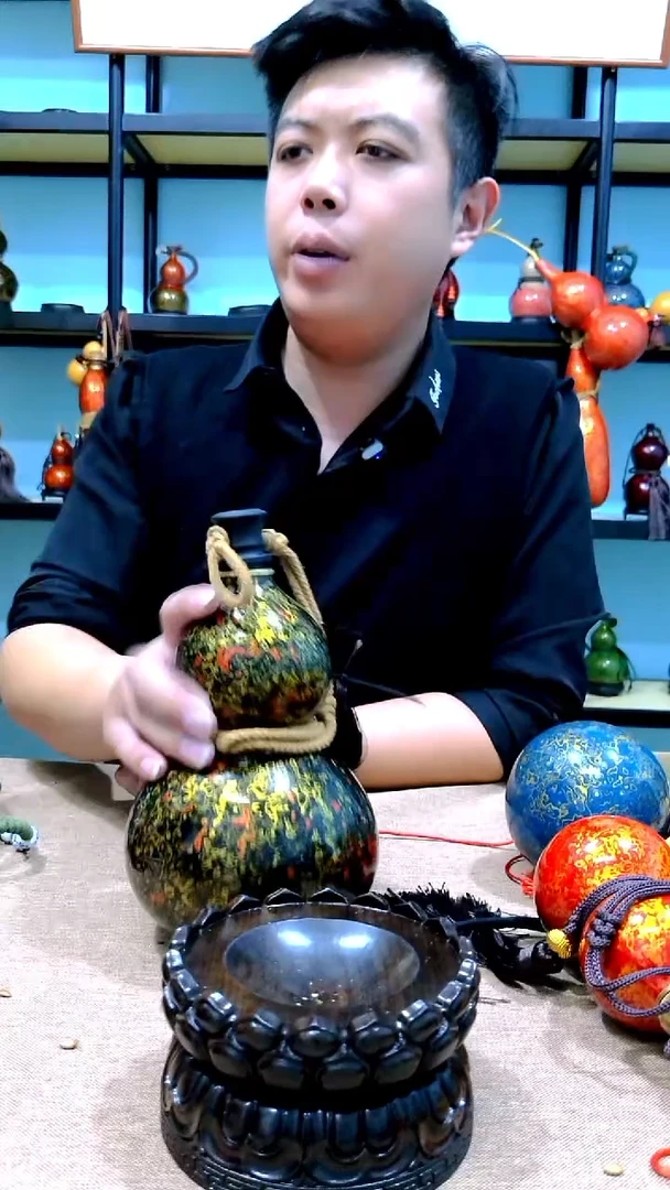 大漆工艺品大漆酒壶