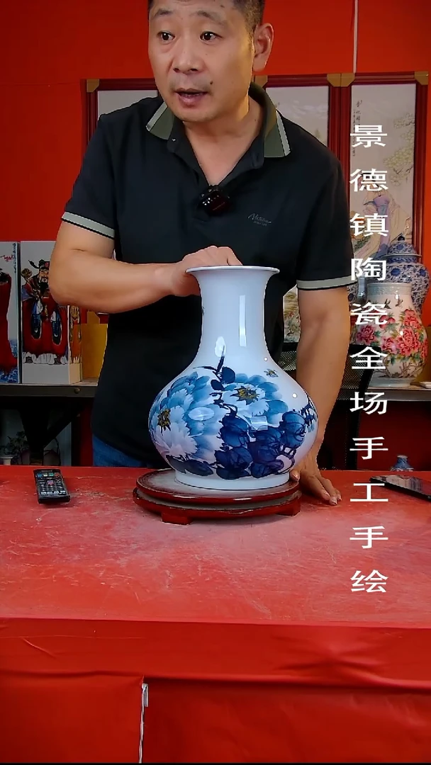 摆件景德镇陶瓷 全场手工手绘