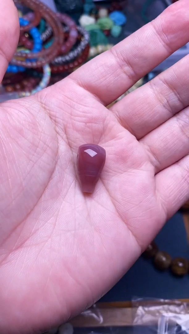 【闪购商品】玛瑙/玉髓颈饰未镶嵌三通 单个发