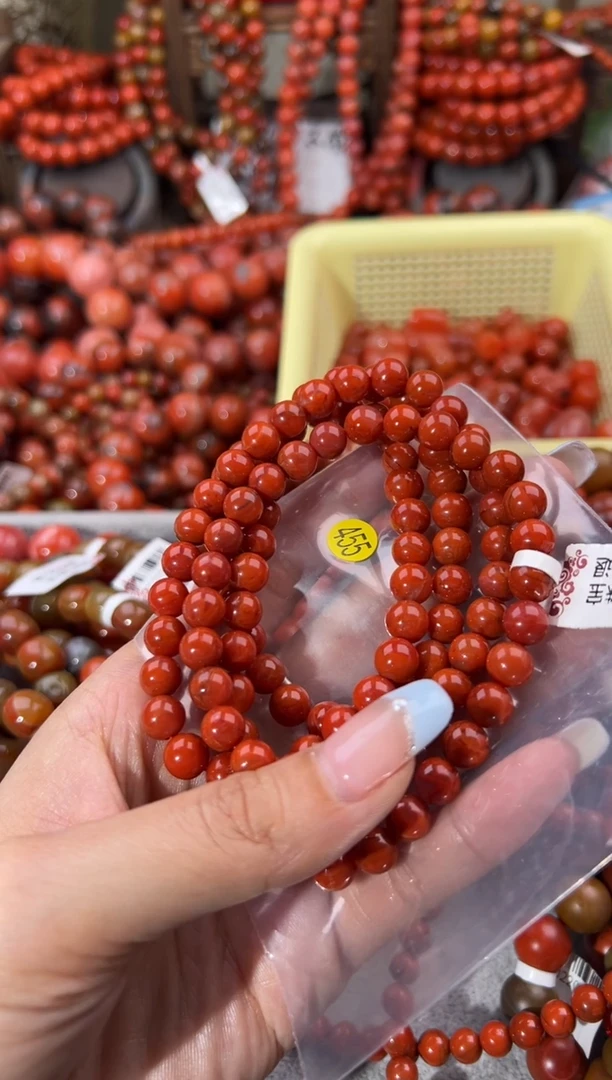 未镶嵌戒指南红玛瑙夏*8