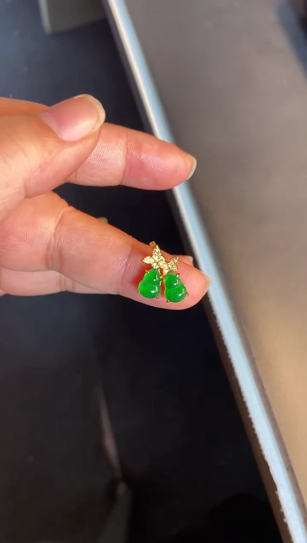 吊坠(不含链)银S925镶嵌翡翠1