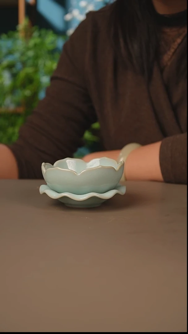 天青莲花         茶漏