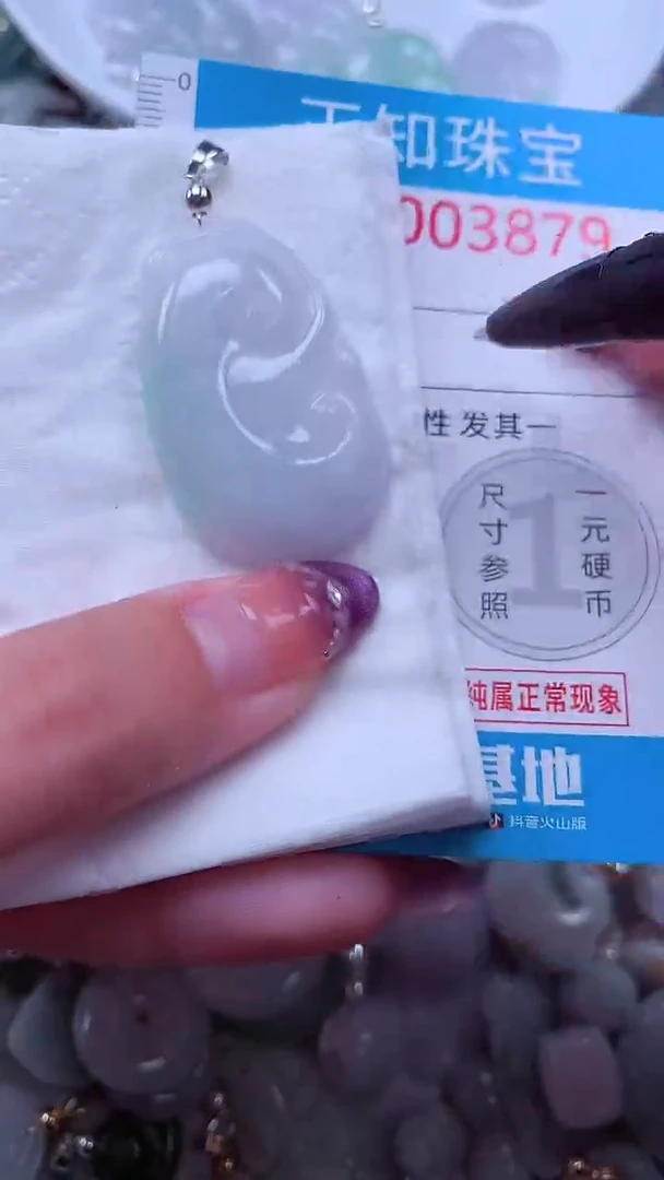 翡翠未镶嵌吊坠(不含链)3879