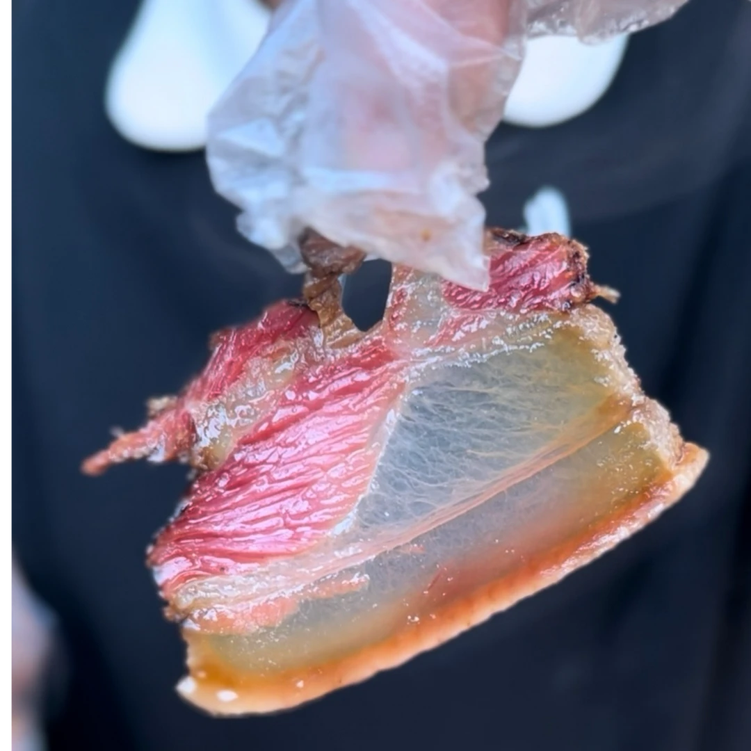 【现称现拍】农家跑山猪五花烟熏腊肉