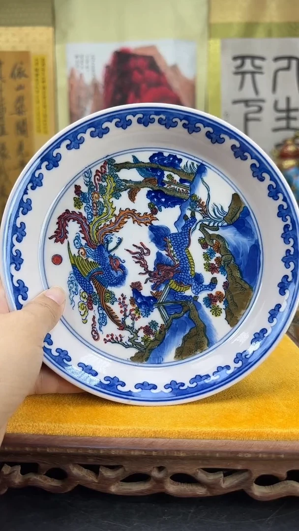 瓷片景德镇陶瓷摆件