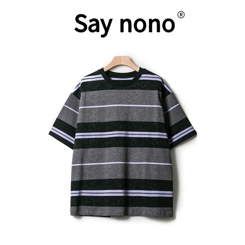 懒猫nonolSaynono高级简约舒适时尚休闲百搭T恤TX2460