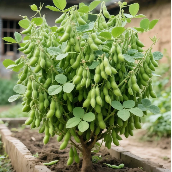 大粒毛豆种子青皮黄豆种子早熟高产大荚菜菜种大全蔬菜种子