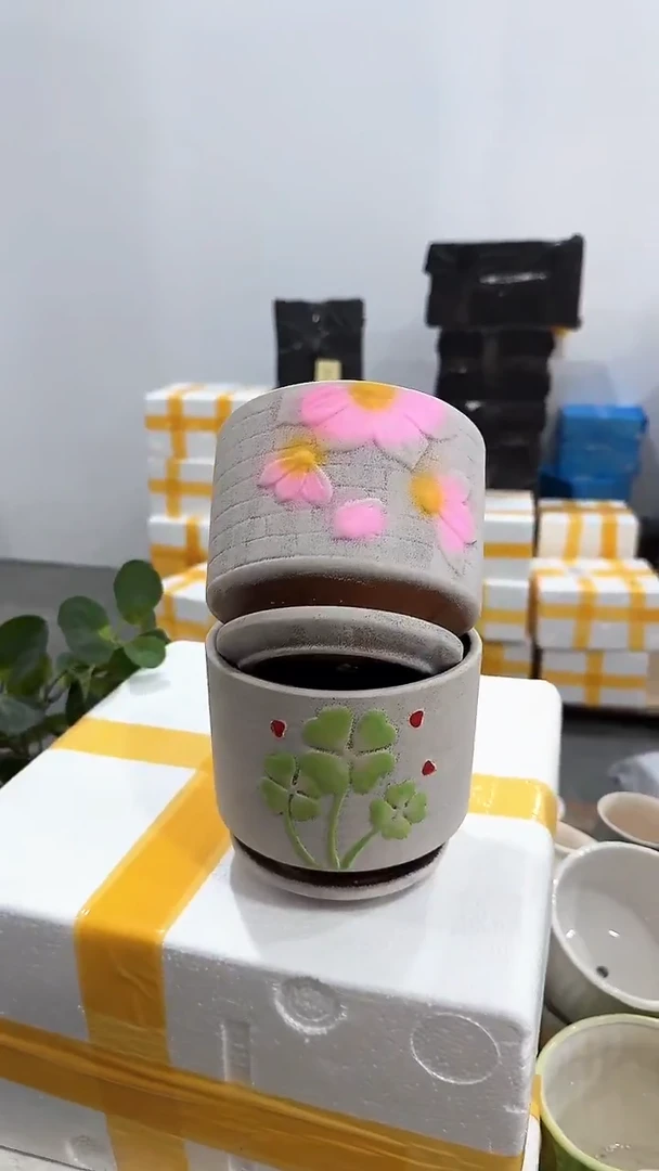 高温陶瓷花盆+E335