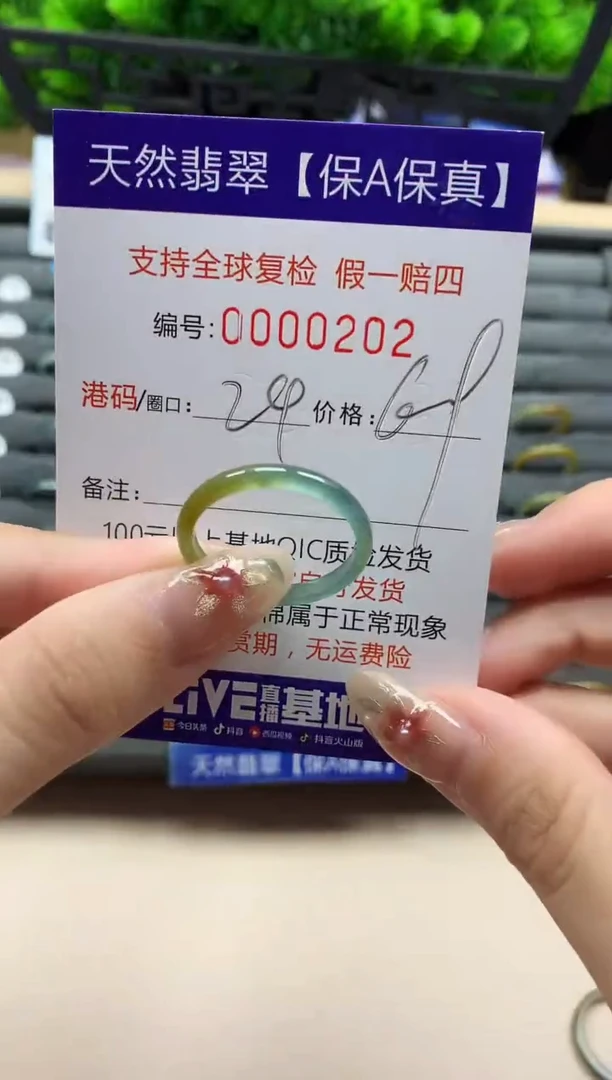 未镶嵌戒指翡翠天然  202