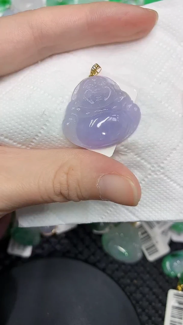 颈饰18K金镶嵌翡翠11111111111111111