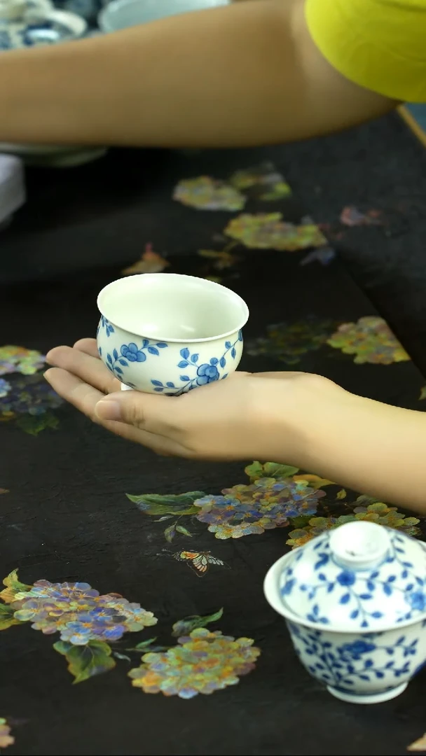 千款手绘茶具直接炸