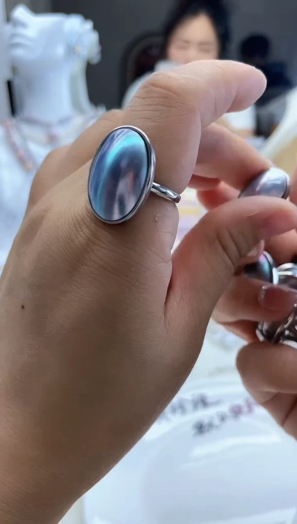 未镶嵌淡水珍珠珍珠戒指