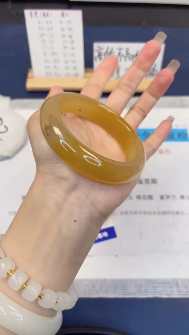 【闪购商品】石英质玉手镯未镶嵌29-财气镯-圈口60