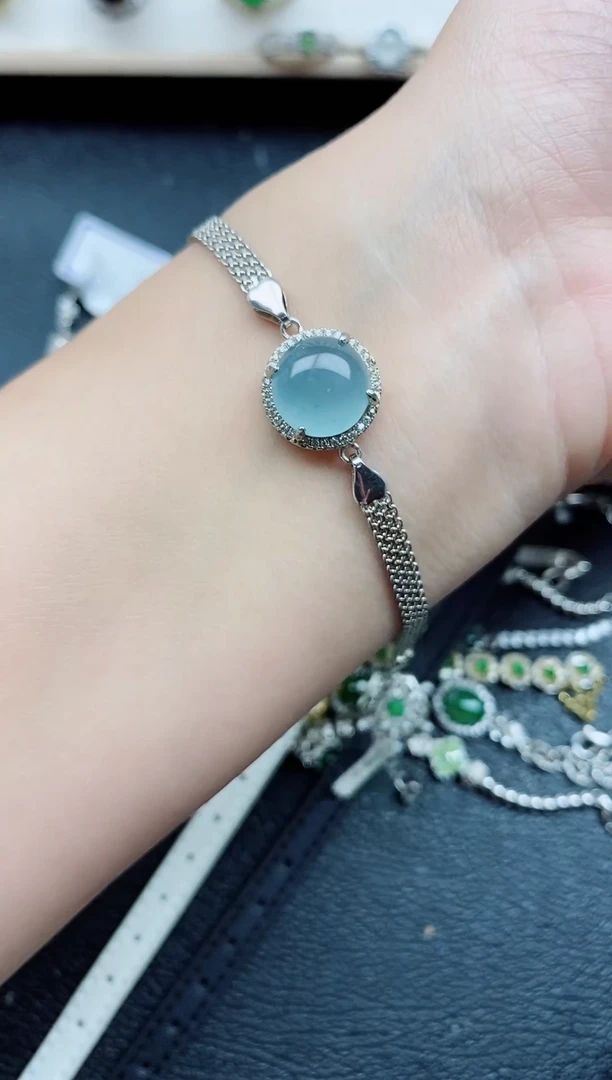 【闪购商品】翡翠戒指银S925镶嵌11111