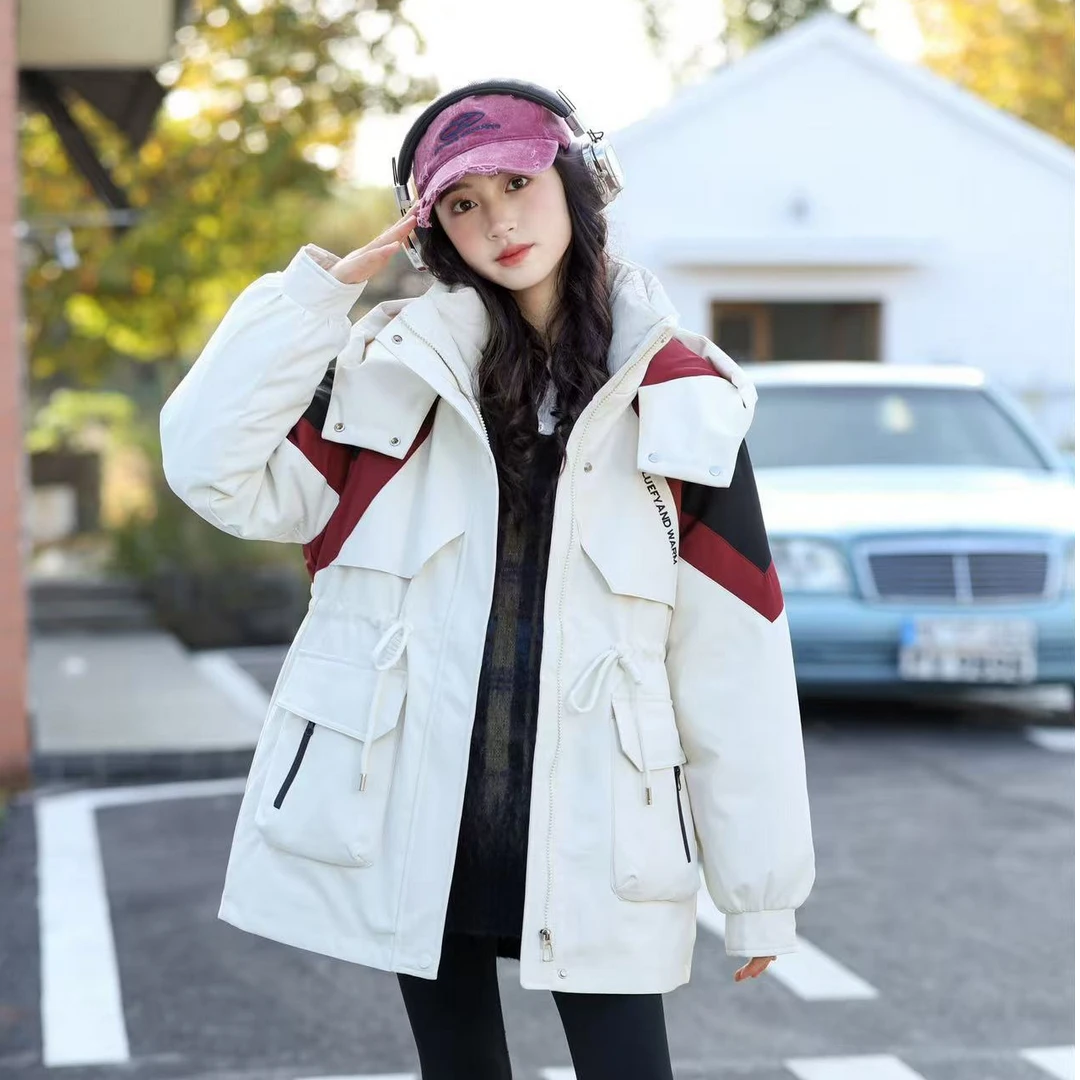 反季新款女大童三合一非国标羽绒冲锋衣文杭88021