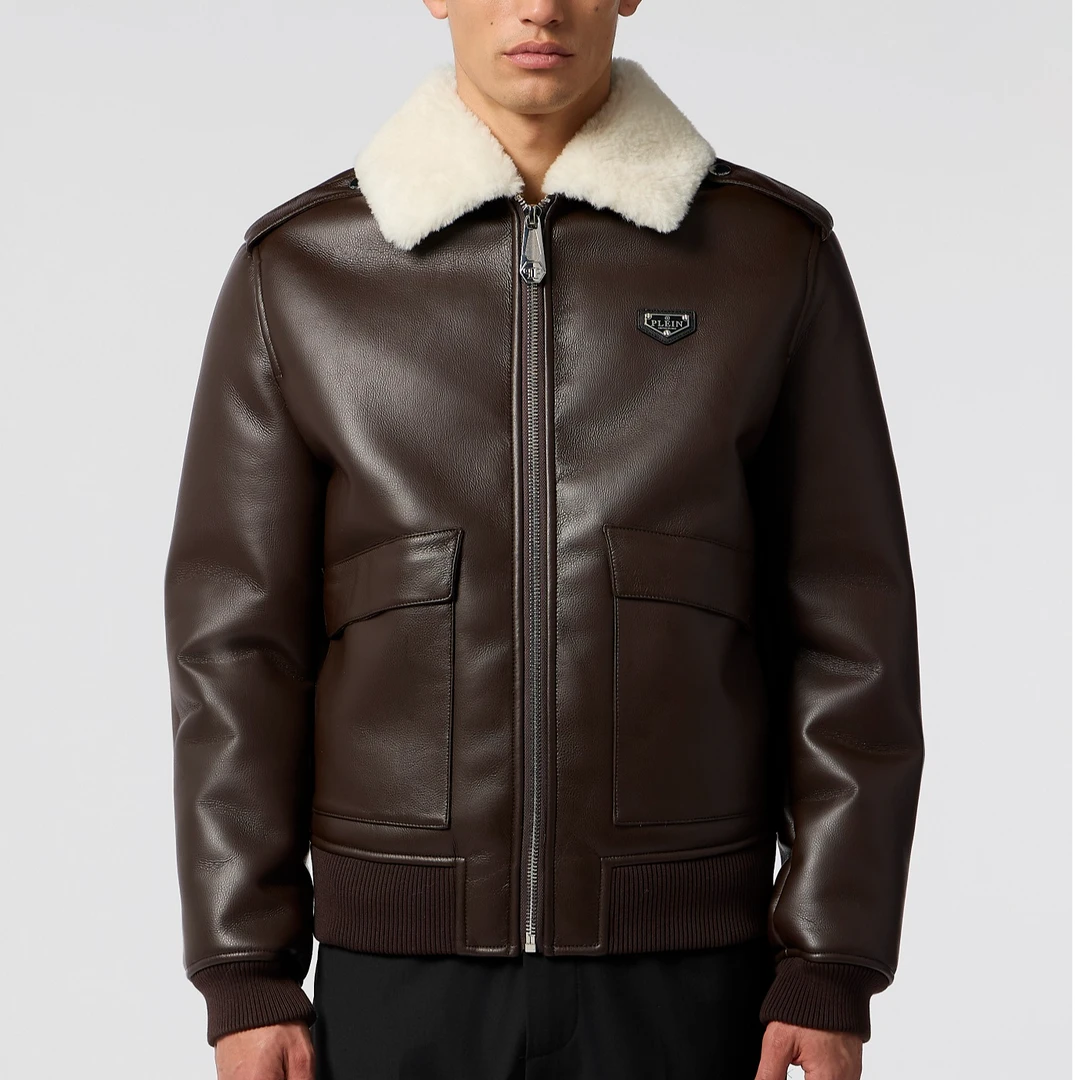 PHILIPP PLEIN 2026秋冬Plein经典徽标男士上衣时尚夹克外套