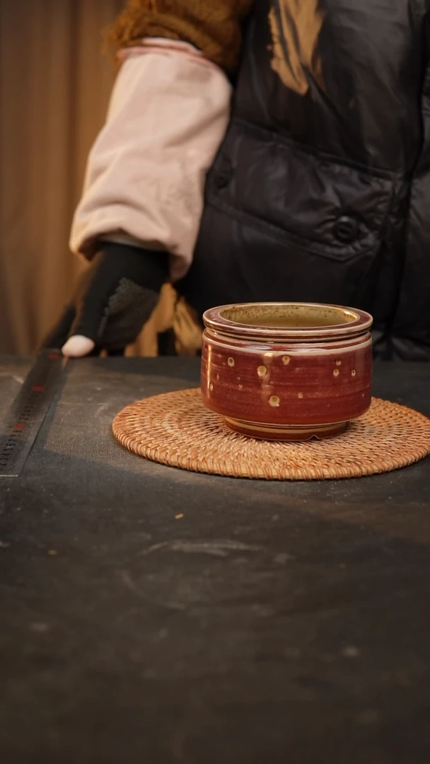 【闪购商品】瓷片70泥泥手工花盆