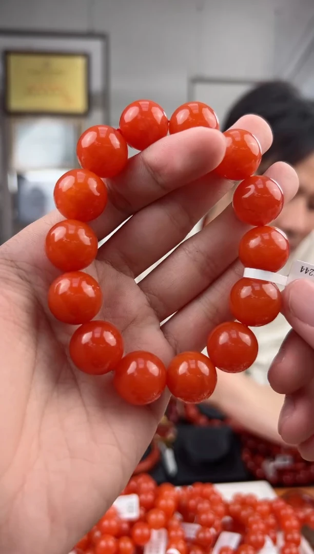 【闪购商品】南红玛瑙单圈未镶嵌@T05815@16MM