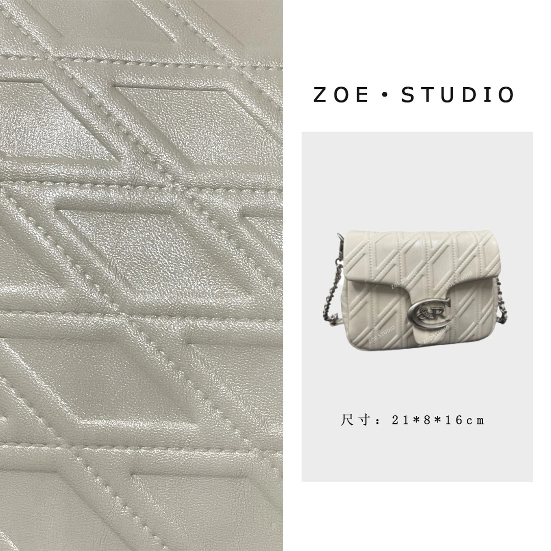 【ZOE】QYX-9726-1-米白轻奢女士时尚气质小众单肩腋下斜跨包包