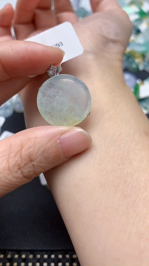 颈饰未镶嵌翡翠天然缅甸A货翡翠