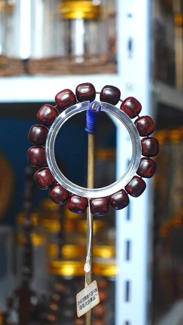 木本降真香红降花梨公1.2桶珠手串