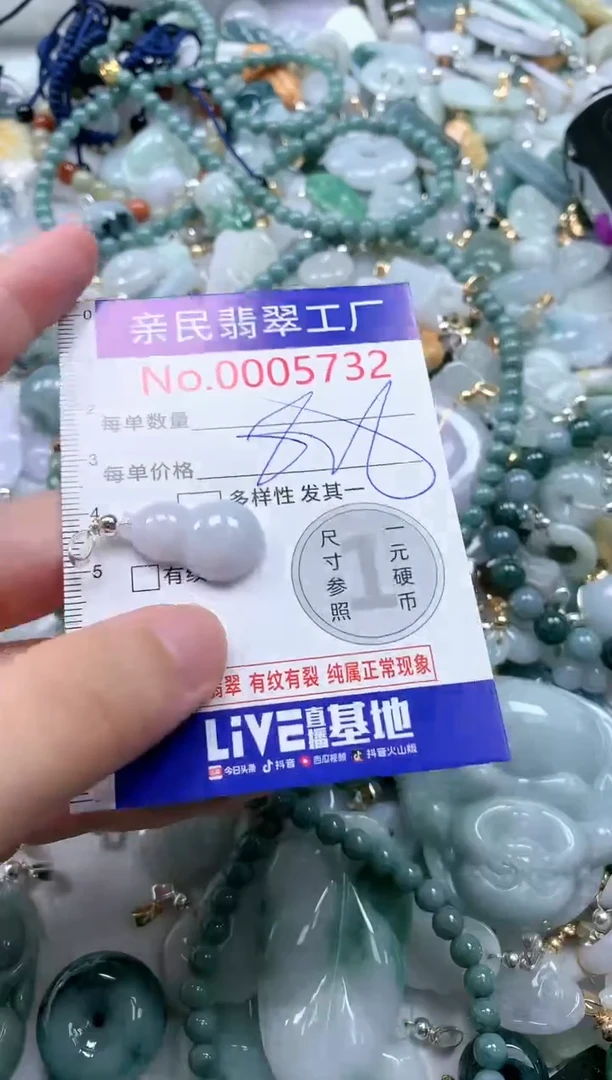 翡翠未镶嵌吊坠(不含链)5732
