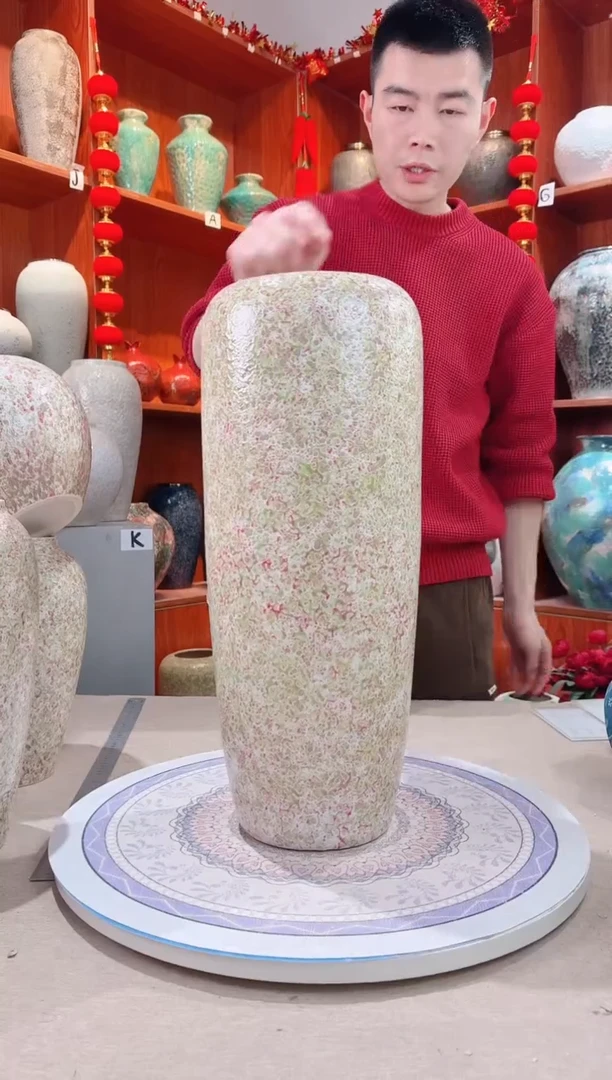 【闪购商品】瓶陶瓷花瓶 无花 绿野仙踪落地50cm