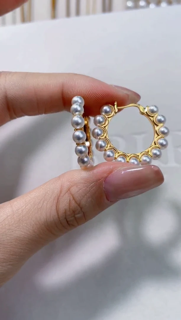 仿珍珠925银耳扣