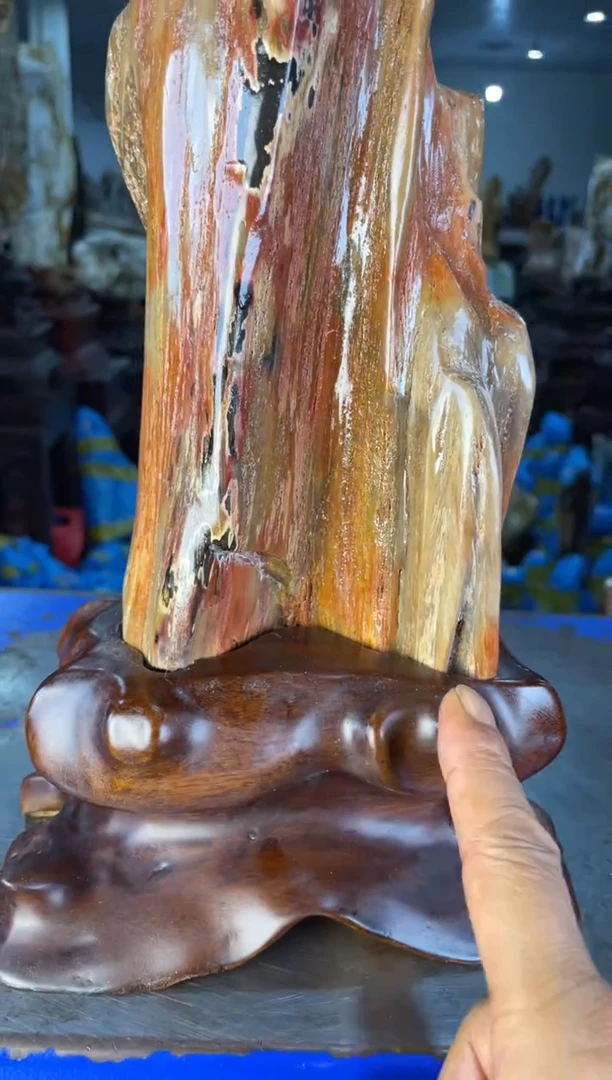 未镶嵌摆件硅化玉38